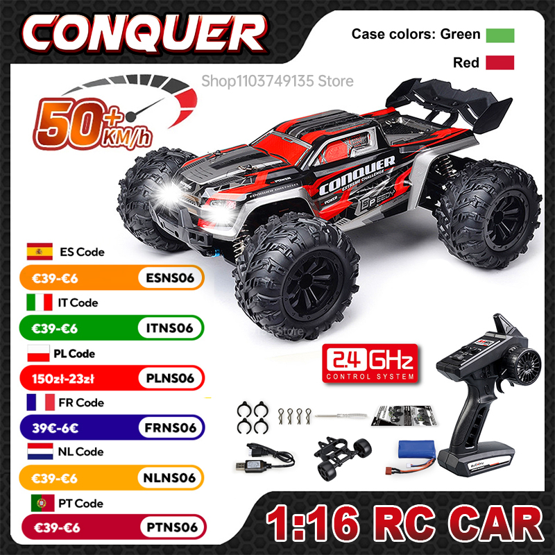 Rc Hobby Grade Truck - WLtoys Mobil RC Besar Skala 1:16