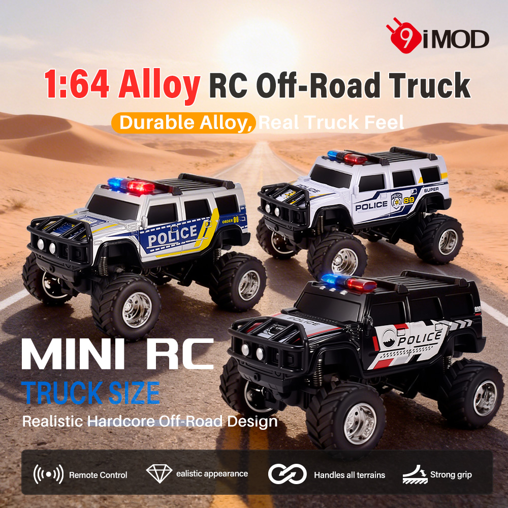Rc Hobby Grade Truck - Mobil Polisi RC 9imod 2.4G Kontrol