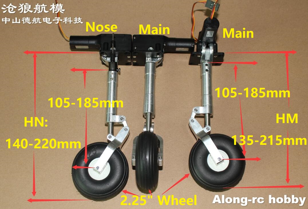 2.25' Satu Set Utuh Roda Depan - Rc Hobby Land ulasan dan harga