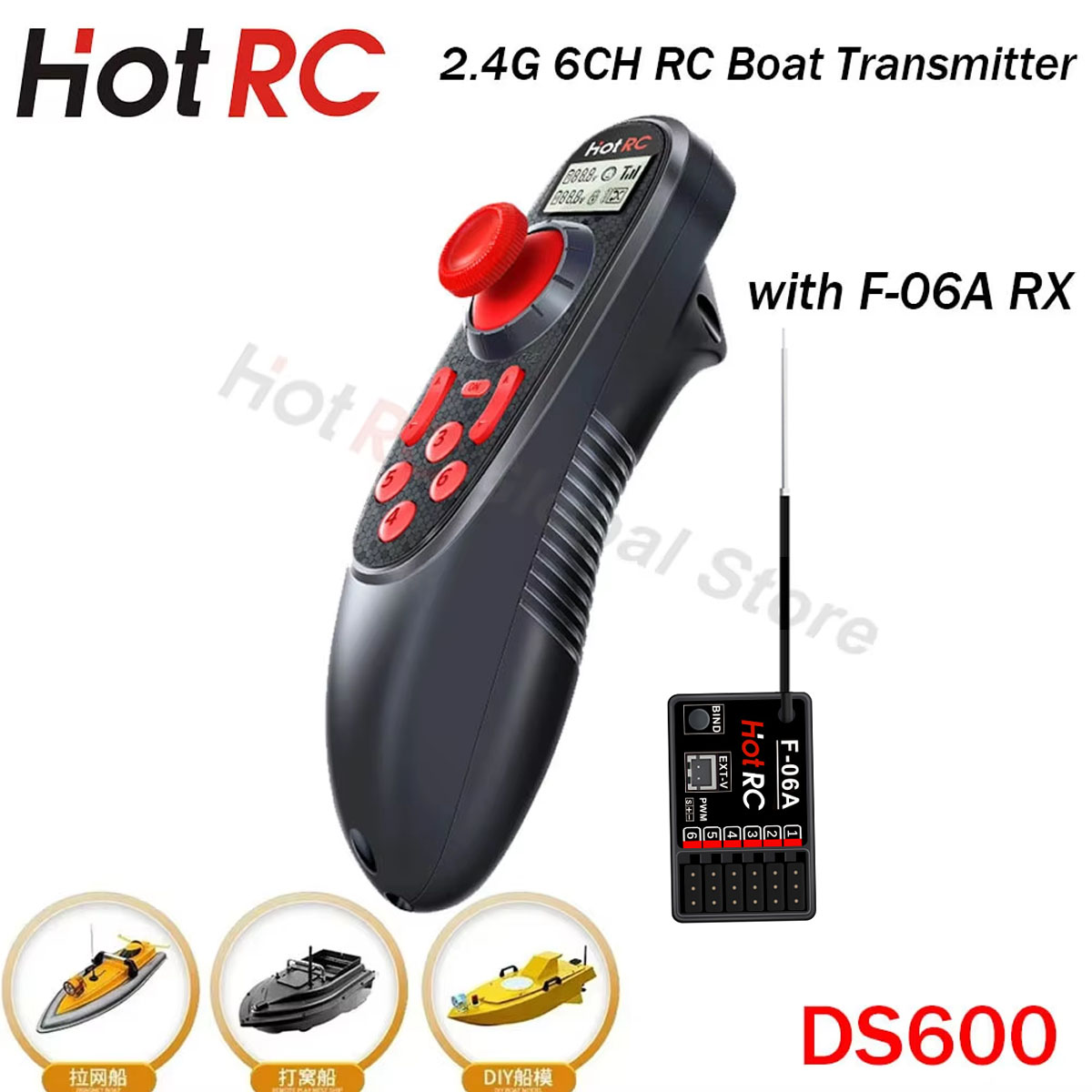 HOTRC DS600 6CH 6 saluran laya - Rc Hobby Shops ulasan dan harga