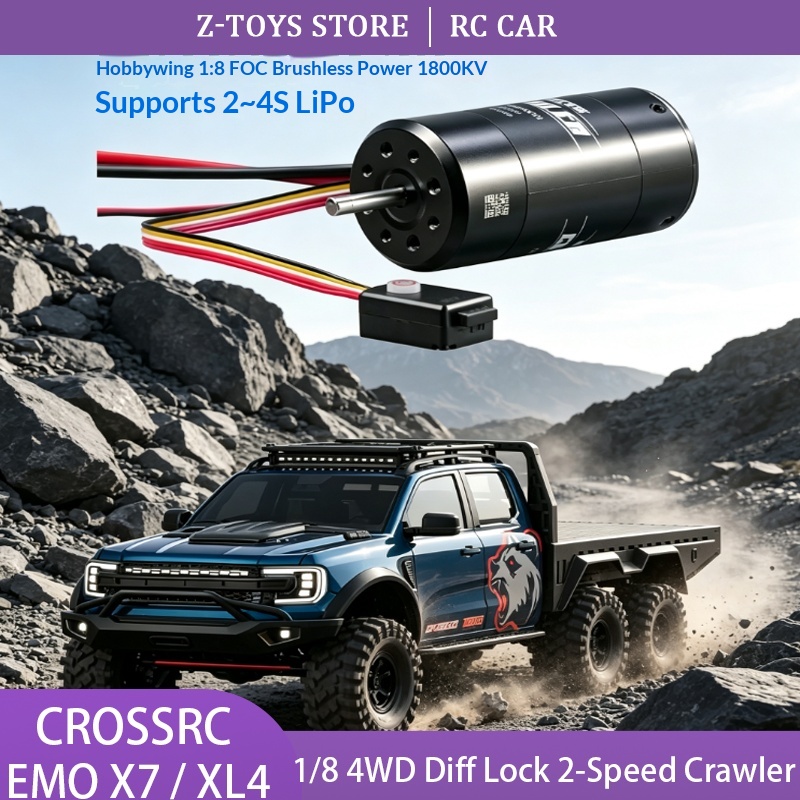 CROSSRC EMO X7 XL4, Truk RC Cr - Rc Hobby Grade Truck ulasan dan harga